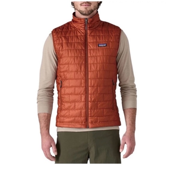 Patagonia Men’s Medium Nano Puff Insulated Vest Burnished Red Puffer NWT Puffy - Picture 7 of 9